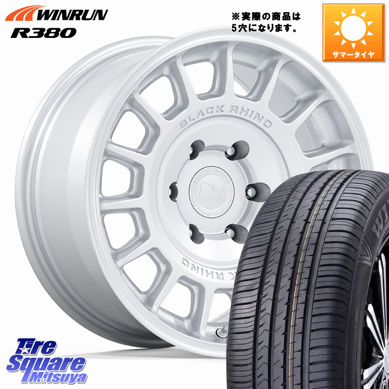 BLACK RHINO VOLL ボル シルバー ホイール 17インチ ブラックライノ◇参考画像 17 X 8.0J +38 5穴 114.3 WINRUN R380 サマータイヤ 215/60R17 20系アルファード