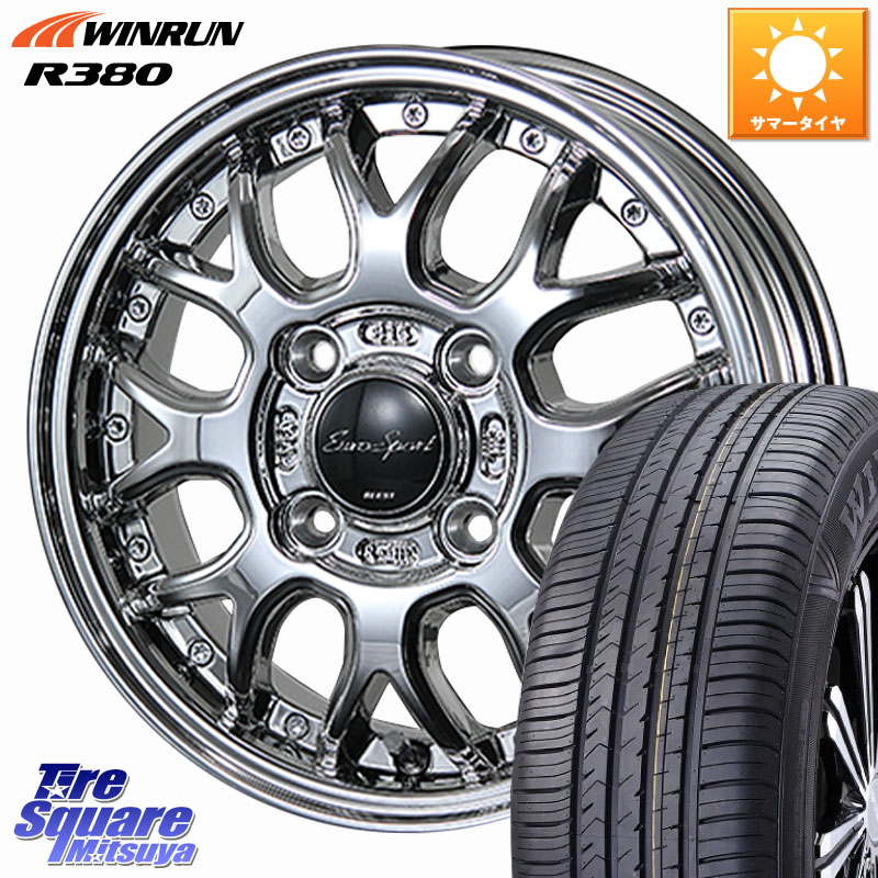 WINRUN R380 サマータイヤ 165/70R14BLEST EuroSport Type815 軽自動車専用 ホイール 14インチ 14X4.5J 45 4穴 100 Mx27/37/47Sソリオ・MB37SデリカD2 ハスラー MAx6S系ソリオ デリカD:2 D2 Kei ラピュタ ハスラー リフトアップ等カスタム フレアクロスオーバー リフト｜タイヤスクエアミツヤ