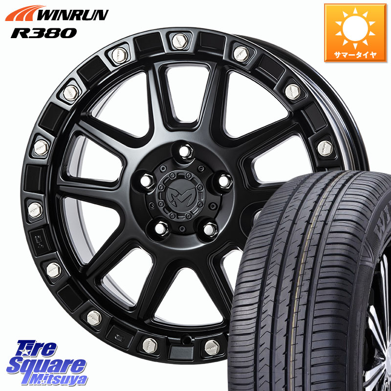 MKW M205 ブラックキャット ホイール 18インチ 18 X 8.0J +40 5穴 114.3 WINRUN R380 サマータイヤ 235/60R18 50系RAV4 FE0系アリアARIYA T33エクストレイル アウトランダーPHEV