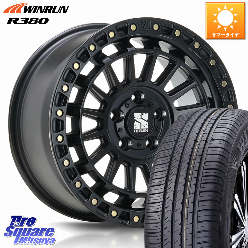 WINRUN R380 サマータイヤ 205/60R16MLJ XJ08 XTREME-J ホイール 16インチ 16X7.0J 35 5穴 114.3 SAI インサイト|タイヤスクエアミツヤ
