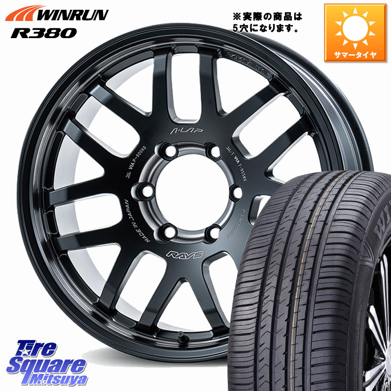 WINRUN R380 サマータイヤ 225/60R18RAYS 【欠品次回3~4月】 A LAP-07X 2324 LIMITED EDITION 鍛造 ホイール 18インチ◇参考画像 18X7.0J 8 5穴 139.7 ジムニ&minus;シエラ/ノマド(カスタム)｜タイヤスクエアミツヤ