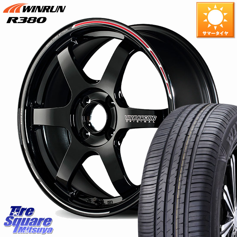 RAYS 【欠品次回10~11月】 TE37 SONIC TIME ATTACK EDITION 鍛造 ホイール 15インチ 15 X 6.0J +43 4穴 100 WINRUN R380 サマータイヤ 185/60R15 アクア 160系カローラフィールダー ヤリス 130系ヴィッツ