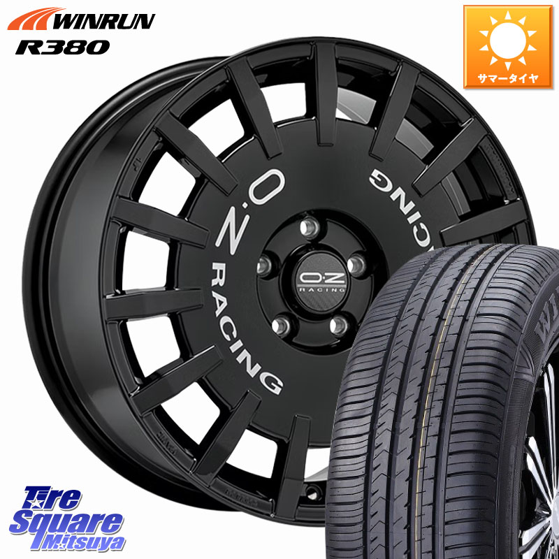 WINRUN R380 サマータイヤ 215/60R16OZ Rally Racing ラリーレーシング ホイール 16インチ 16X7.0J(VW TROC A1D) 48 5穴 112 フォルクスワーゲン T-ROC｜タイヤスクエアミツヤ