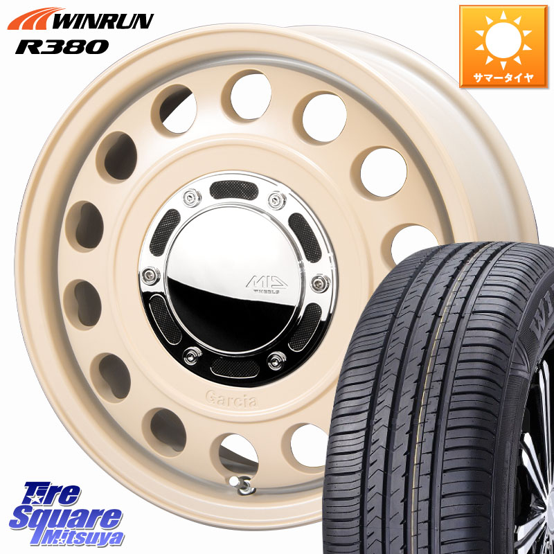 MANARAY MID GARCIA CISCO Type2 サンドベージュ 在庫● 15インチ ガルシア シスコ 15 X 5.5J +40 4穴 100 WINRUN R380 サマータイヤ 185/60R15 アクア 160系カローラフィールダー ヤリス 130系ヴィッツ