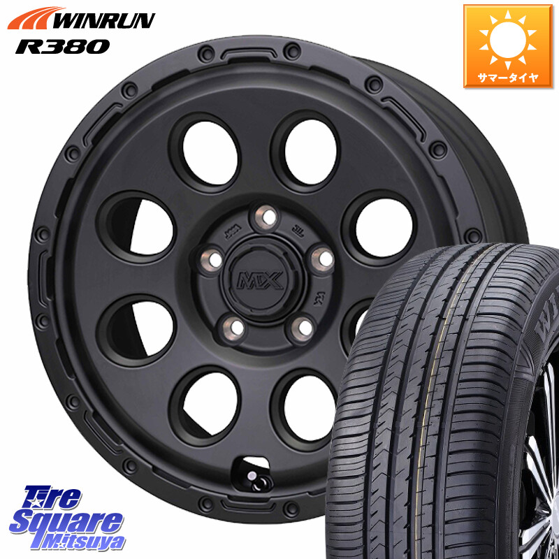 WINRUN R380 サマータイヤ 205/65R16HotStuff MAD CROSS RECON マッドクロス リーコン ホイール 16インチ 16X7.0J 35 5穴 114.3 ティアナ 日産|タイヤスクエアミツヤ