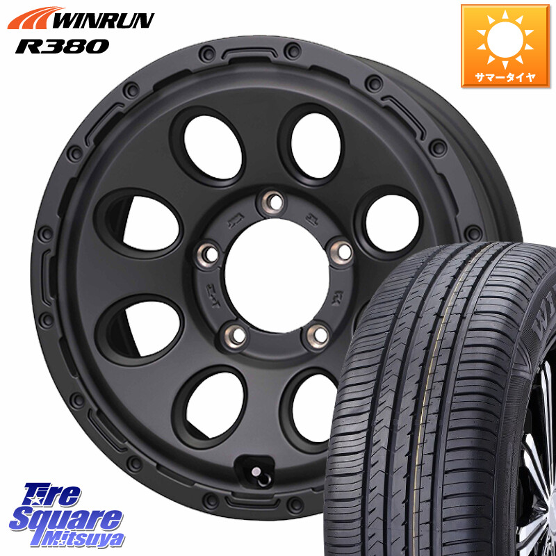 WINRUN R380 サマータイヤ 215/65R16HotStuff MAD CROSS RECON マッドクロス リーコン ホイール 16インチ 16X6.0J 0 5穴 139.7 ジムニー専用(要オーバーフェンダー等) ジムニ&minus;シエラ/ノマド(カスタム) AZオフロード カスタムサイズ｜タイヤスクエアミツヤ