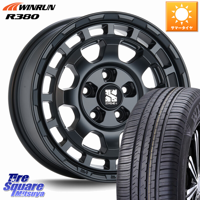 WINRUN R380 サマータイヤ 205/65R16MLJ SAVANZA サバンザ XTREME-J ホイール 16インチ エクストリーム 16X7.0J 35 5穴 114.3 ティアナ 日産|タイヤスクエアミツヤ