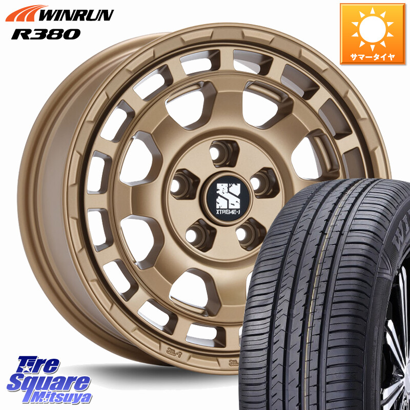 WINRUN R380 サマータイヤ 205/60R16MLJ SAVANZA サバンザ XTREME-J ホイール 16インチ エクストリーム 16X7.0J 35 5穴 114.3 SAI インサイト|タイヤスクエアミツヤ
