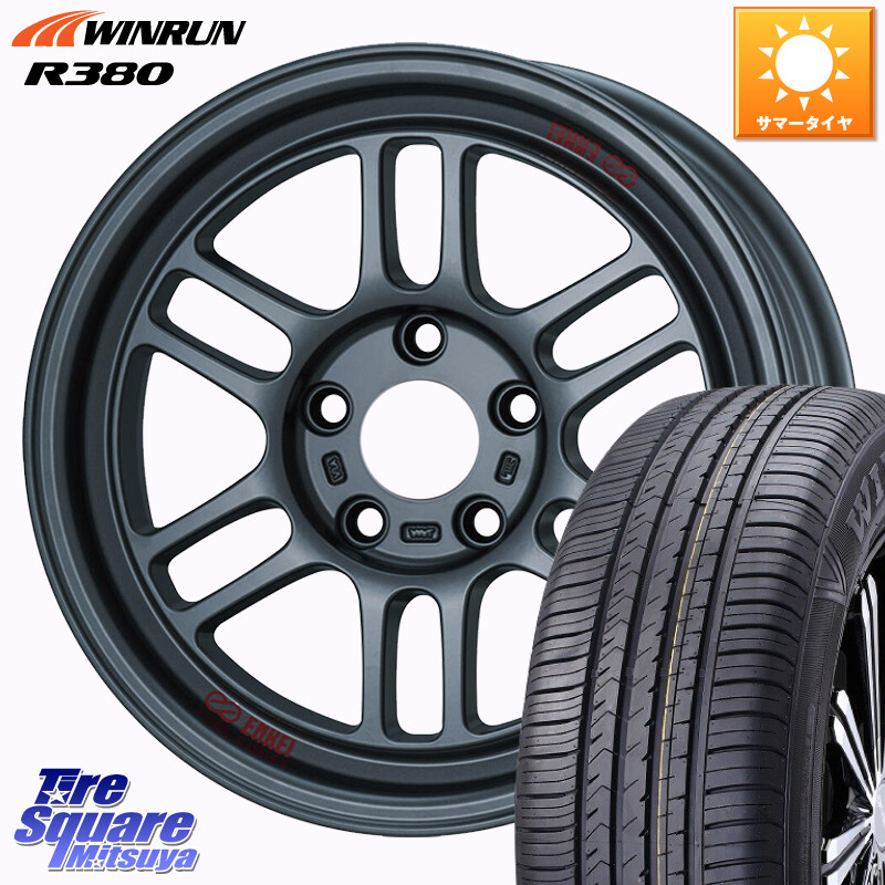 WINRUN R380 サマータイヤ 205/65R16KYOHO エンケイ オールロード RPT1 マットダークガンメタ 16X7.0J 38 5穴 114.3 70系カムリ エスティマ HS レクサス ティアナ 日産 ES レクサス｜タイヤスクエアミツヤ