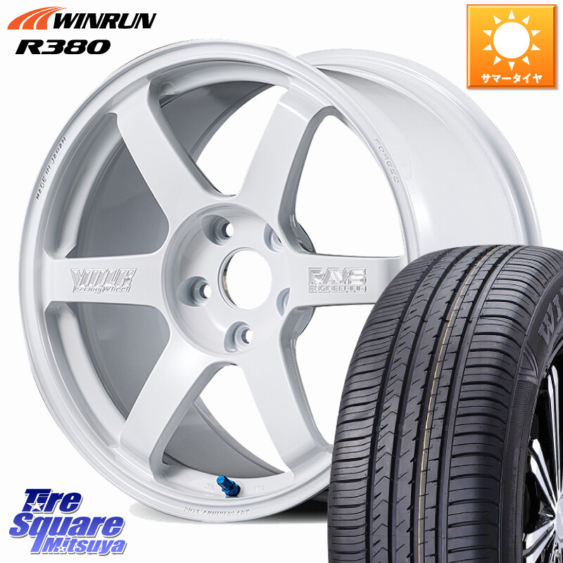 WINRUN R380 サマータイヤ 225/60R18RAYS 【欠品次回3~4月】 VOLK RACING TE37 SAGA S-plus 30th MACHINING Ver ホイール 18インチ 18X8.0J 45 5穴 114.3 50系RAV4 80系ハリアー T32エクストレイル CX-5 CX-8 BT5レガシィアウトバック RAV4 50系 NX レクサス CX-5 CX5｜タイヤスクエアミツヤ