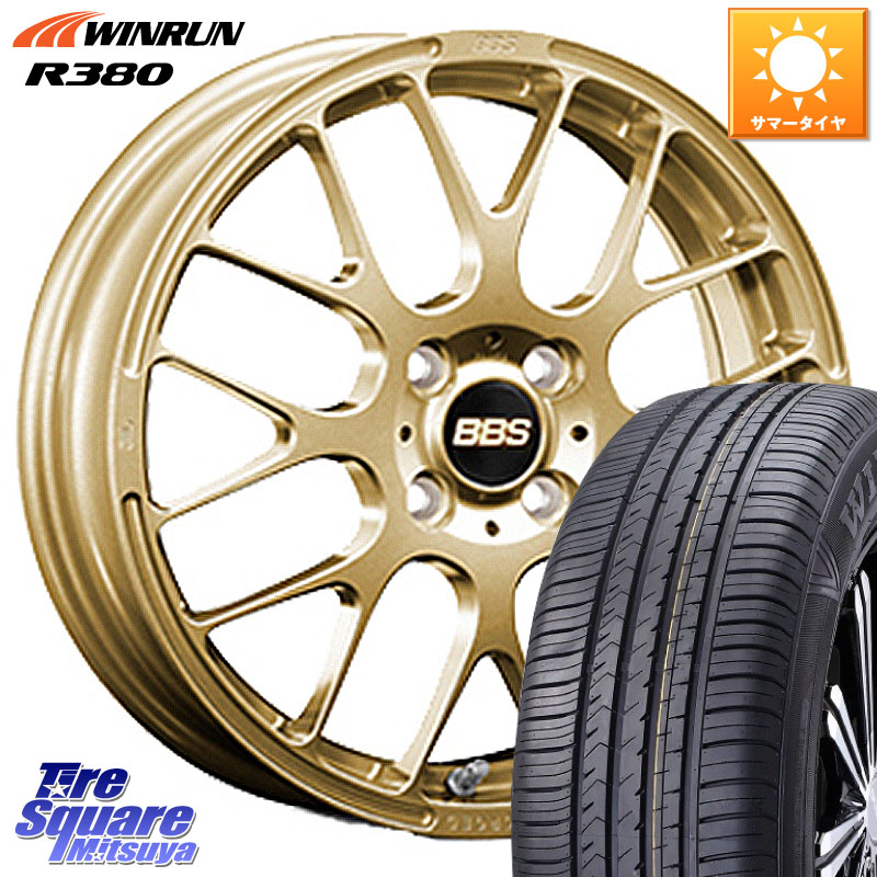 WINRUN R380 サマータイヤ 185/65R15BBS RP 鍛造1ピース ホイール 15インチ 15X5.5J 45 4穴 100 アクアクロスオーバー FITクロスター ノート NOTE 日産 アクア カローラフィールダー｜タイヤスクエアミツヤ