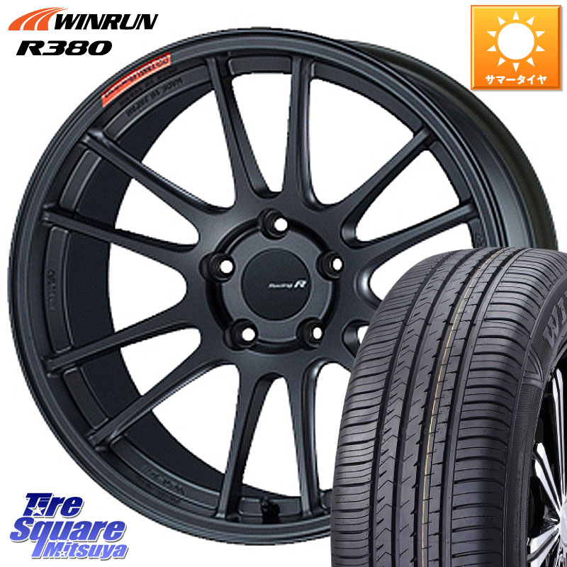 ENKEI エンケイ Racing Revolution GTC01RR ホイール 18 X 8.5J +35 5穴 114.3 WINRUN R380 サマータイヤ 235/60R18 アウトランダーPHEV