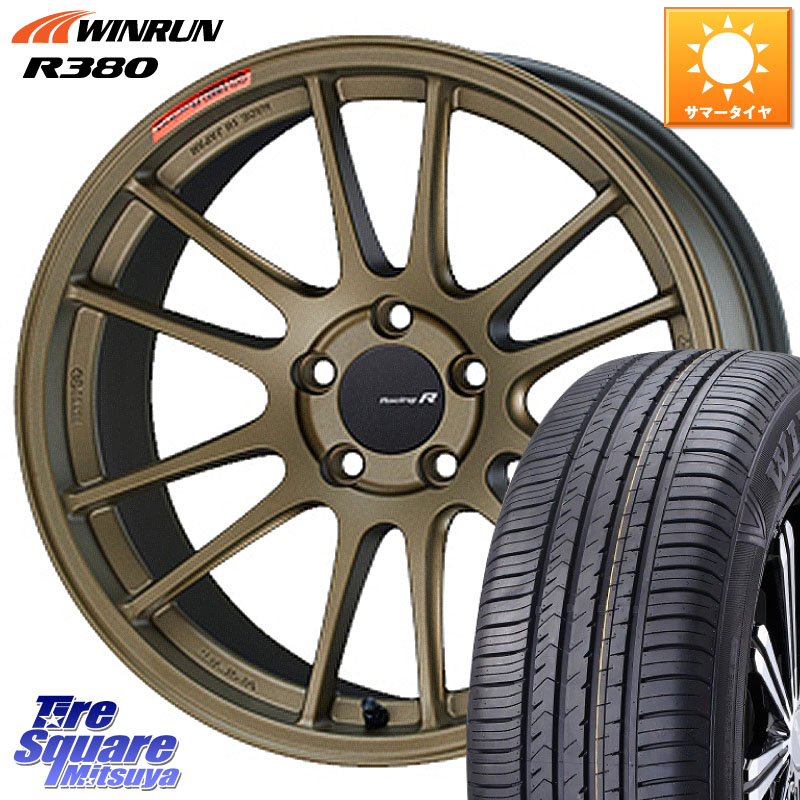 WINRUN R380 サマータイヤ 235/60R18ENKEI エンケイ Racing Revolution GTC01RR ホイール 18X7.5J 45 5穴 114.3 CX-60 CX-80 CR-V｜タイヤスクエアミツヤ