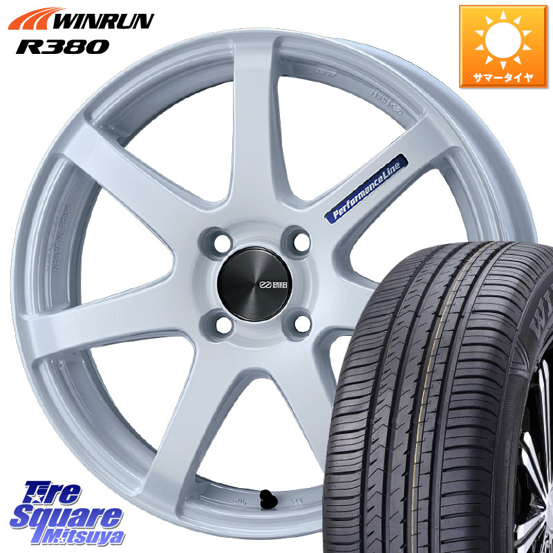 WINRUN R380 サマータイヤ 175/65R15ENKEI エンケイ PerformanceLine PF07 -COLORS- 15X5.0J 45 4穴 100 タフト ハスラー リフトアップ等カスタム フレアクロスオーバー リフトアップ等カスタムサイズ｜タイヤスクエアミツヤ