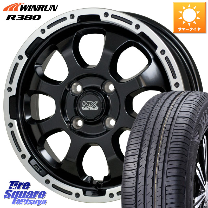 HotStuff マッドクロス GRACE グレイス BK 4H 在庫● ホイール 16インチ ★サマーセール★ 16 X 6.0J +42 4穴 100 WINRUN R380 サマータイヤ 215/65R16 51,924円