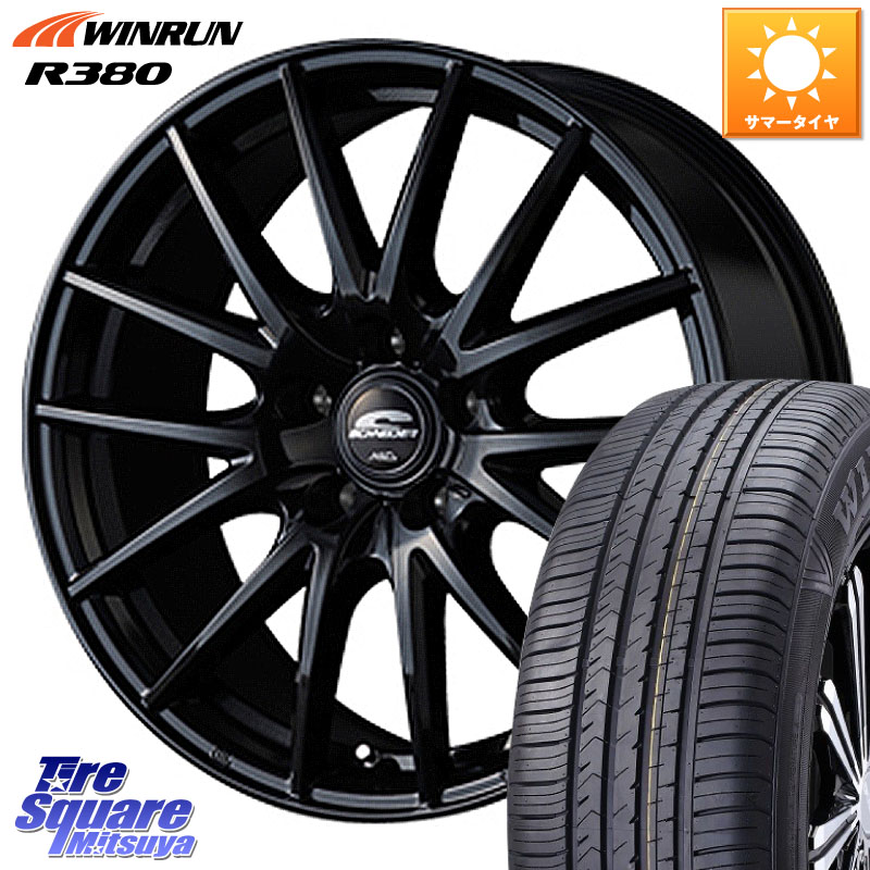 WINRUN R380 サマータイヤ 215/60R17MANARAY MID SCHNEIDER SQ27 ブラック ホイール 17インチ 17X7.0J 48 5穴 114.3 C-HR カローラクロス E52エルグランド ZR-V RV系ヴェゼル RC系オデッセイ後期 CX-30 MX-30 エスティマハイブリッド エスティマ RVR｜タイヤスクエアミツヤ