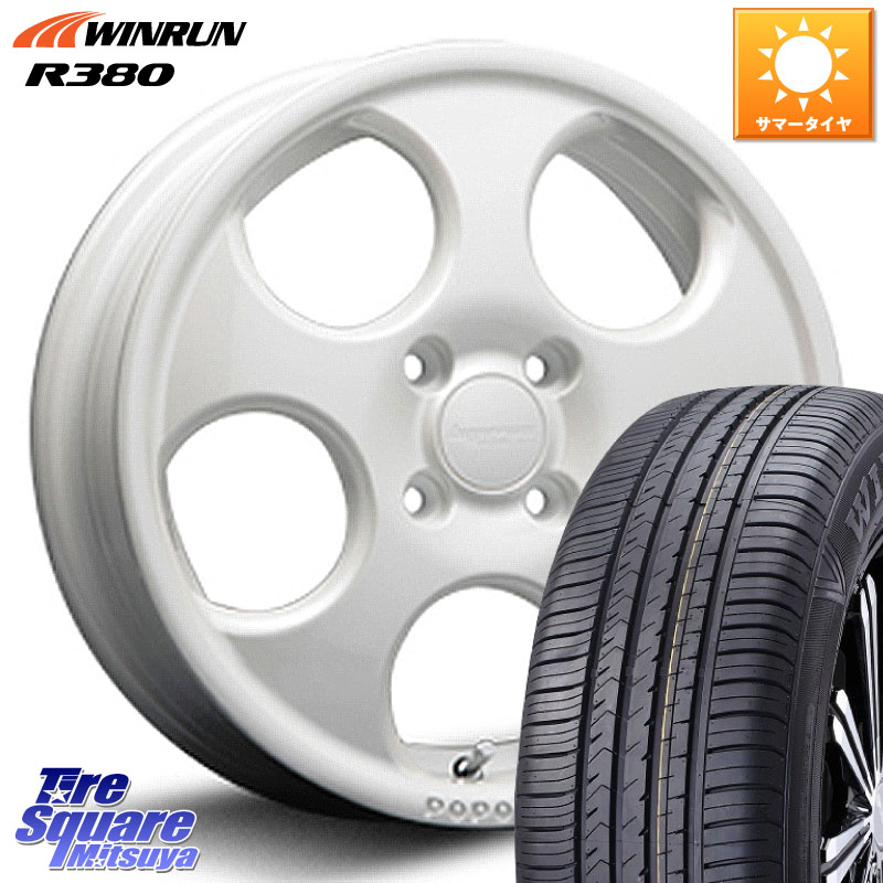 WINRUN R380 サマータイヤ 165/60R14MLJ hyperion POPORO ポポロ ホイール 14インチ 14X4.5J 45 4穴 100 トッポBJ エブリイ ワゴン|タイヤスクエアミツヤ