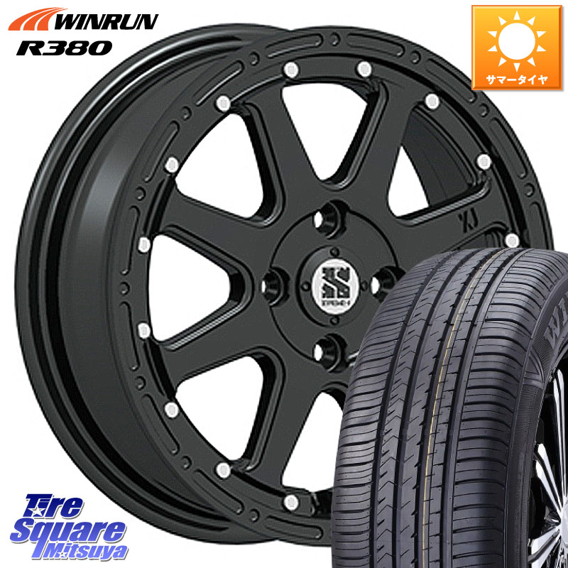 MLJ XTREME-J エクストリームJ ホイール 14インチ 14 X 4.5J +43 4穴 100 WINRUN R380 サマータイヤ 165/70R14 Mx27/37/47Sソリオ・デリカD2 MAx6S系ソリオ