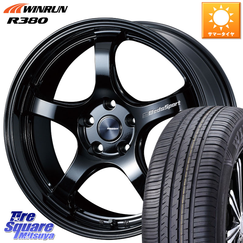 WEDS 72754 RN-05M ウェッズ スポーツ ホイール 18インチ 18 X 8.0J +45 5穴 114.3 WINRUN R380 サマータイヤ 235/60R18 CX-60 CX-80