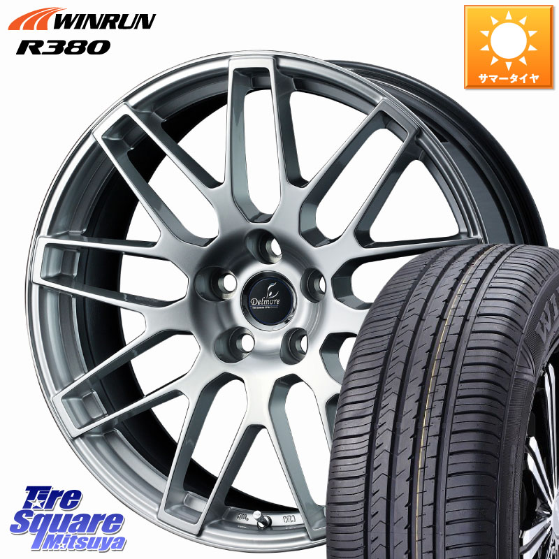WEDS 39240 Delmore デルモア LC.S 平座仕様(レクサス車専用) 18 X 7.0J +45 5穴 114.3 WINRUN R380 サマータイヤ 225/60R18 80系ハリアー