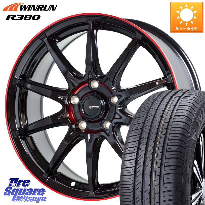 WINRUN R380 サマータイヤ 235/60R18HotStuff 軽量設計 G.SPEED P-05R P05R RED ホイール 18インチ 18X7.0J 48 5穴 114.3 CX-5 CX5 MAZDA CX-7 CX7 MAZDA CR-V|タイヤスクエアミツヤ