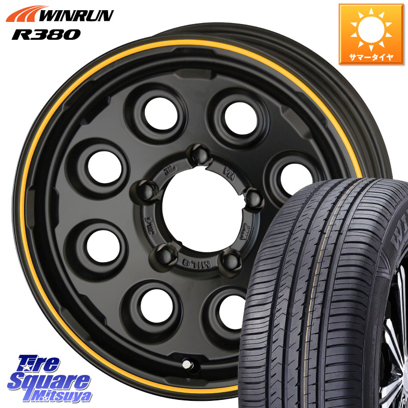 KYOHO PPX MIL:8 ホイール 4本 16インチ 16 X 5.5J +20 5穴 139.7 WINRUN R380 サマータイヤ 215/65R16 ジムニー専用(要オーバーフェンダー等)