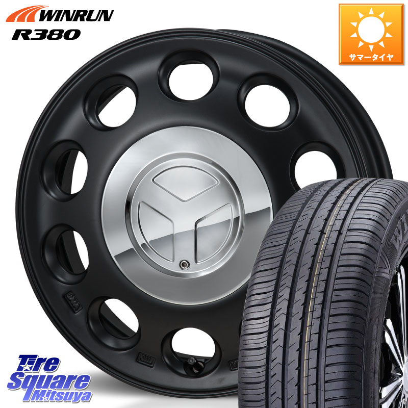 MONZA PIEDINO ピエディーノ 14インチ 14 X 4.5J +45 4穴 100 WINRUN R380 サマータイヤ 165/65R14 デリカミニ4WD キャスト[アクティバ] ハスラー ピクシスジョイ[Cグレード] ハイゼット アゲトラCustom車用※軽自動車専用ホイール※