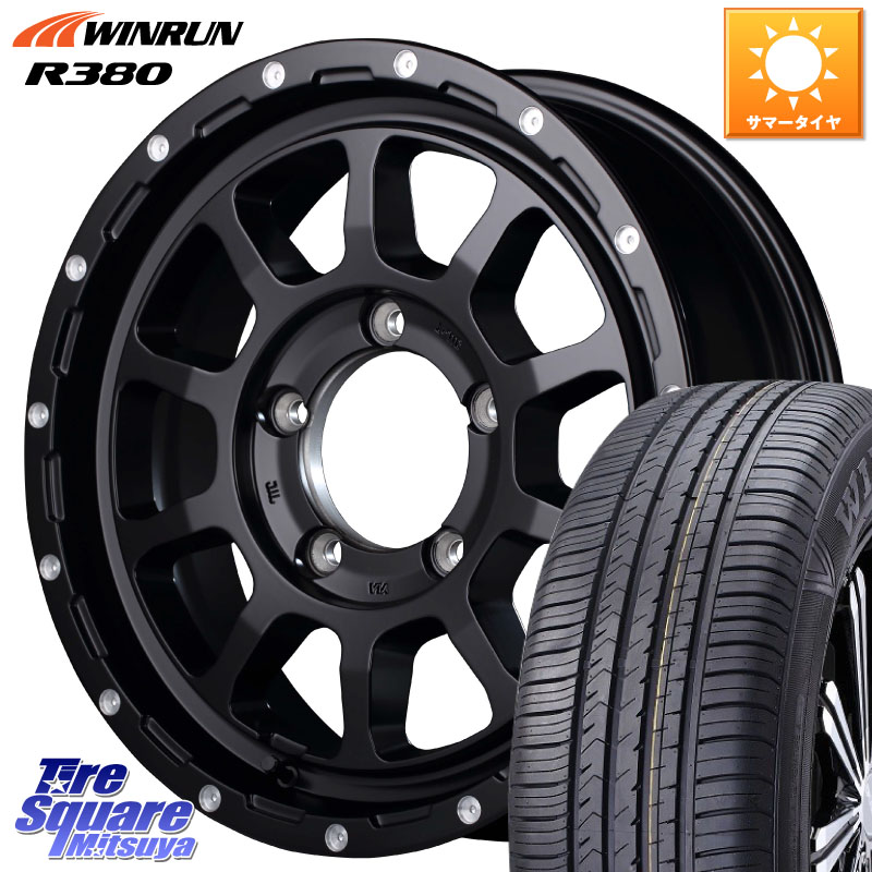 MANARAY 【欠品次回7月下-8月上旬予定】MID ナイトロパワー M10 PERSHING J 16インチ 16 X 5.5J +20 5穴 139.7 WINRUN R380 サマータイヤ 215/65R16 ジムニー専用(要オーバーフェンダー等)
