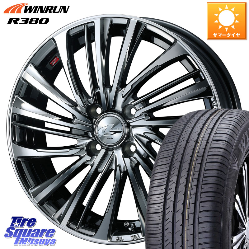 WINRUN R380 サマータイヤ 195/60R16WEDS ウェッズ weds レオニス LEONIS FS 16インチ 16X6.0J 50 4穴 100 E13ノートクロスオーバー|タイヤスクエアミツヤ