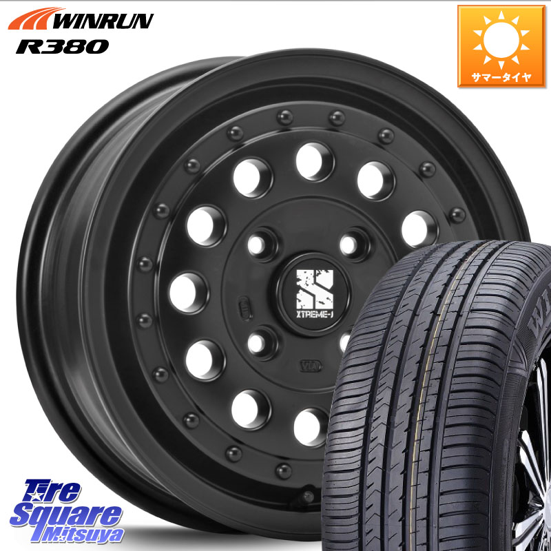 MLJ XTREME-J エクストリーム RUGGED 14インチ 14 X 5.0J +35 4穴 100 WINRUN R380 サマータイヤ 165/65R14 M900系タンク・ルーミー 700系パッソ ダイハツ トールM900S・M910S スバル ジャスティM900F・M910F