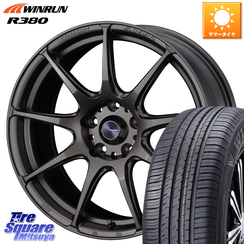 WEDS ウェッズ スポーツ SA99R SA-99R 18インチ 18 X 8.5J +35 5穴 114.3 WINRUN R380 サマータイヤ 235/60R18 アウトランダーPHEV