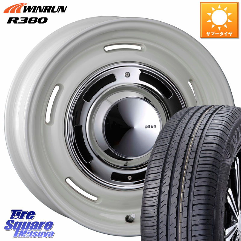 CRIMSON ディーン クロスカントリー ホワイト 16インチ 16 X 5.5J +20 5穴 139.7 WINRUN R380 サマータイヤ 215/65R16 ジムニー専用(要オーバーフェンダー等) 96,630円