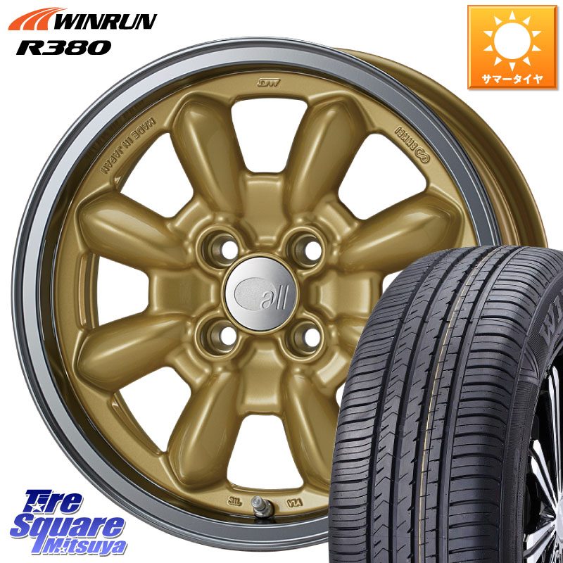 ENKEI エンケイ ALL EIGHTEEN Classical Spoke 15インチ 15 X 6.0J +38 4穴 100 WINRUN R380 サマータイヤ 185/65R15 アクアクロスオーバー FITクロスター 70,758円