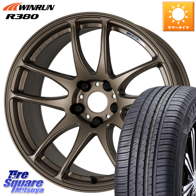 WORK ワーク EMOTION エモーション CR kiwami 極 18インチ 18 X 8.5J +30 5穴 114.3 WINRUN R380 サマータイヤ 235/60R18