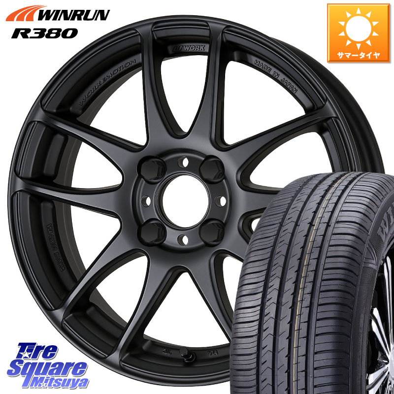 WORK EMOTION CR Kiwami 極 ホイール 16インチ 16 X 6.5J +42 4穴 100 WINRUN R380 サマータイヤ 205/65R16