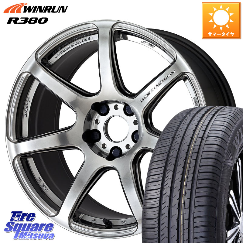 WINRUN R380 サマータイヤ 215/60R17WORK ワーク EMOTION エモーション T7R 17インチ 17X7.0J 38 5穴 114.3 カローラクロス 20系アルファード エルグランド 日産 エクストレイル X-TRAIL 日産 ヴェルファイア UX レクサス｜タイヤスクエアミツヤ