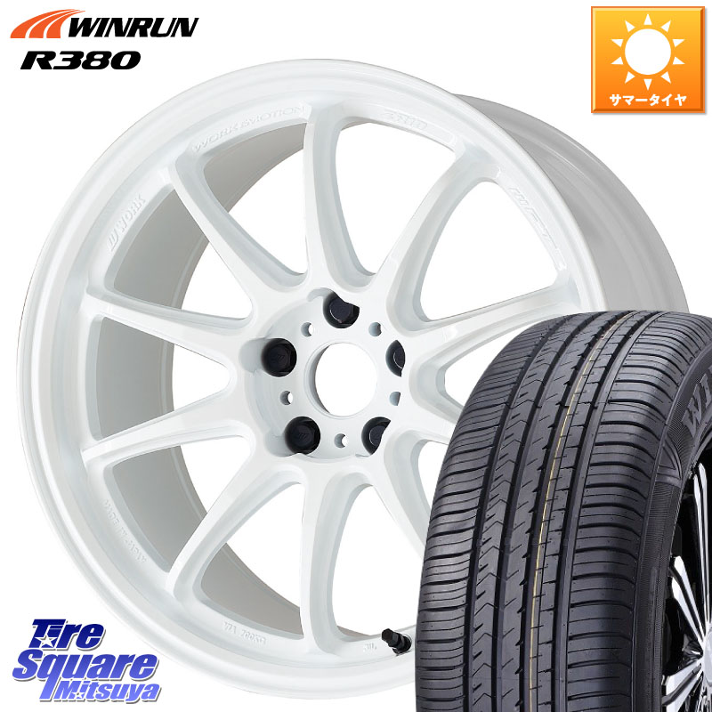 WINRUN R380 サマータイヤ 225/60R17WORK ワーク EMOTION エモーション ZR10 17インチ 17X7.0J 53 5穴 100 GT系スバルXV｜タイヤスクエアミツヤ