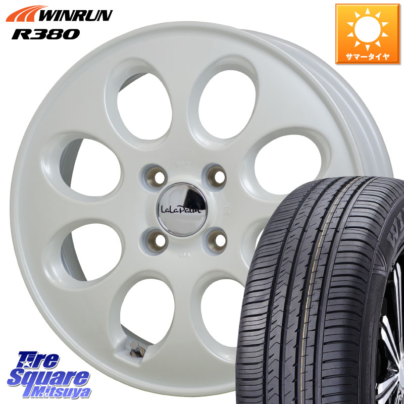 HotStuff ララパーム LaLa Palm Oval ホイール 14 X 4.5J +45 4穴 100 WINRUN R380 サマータイヤ 165/65R14 デリカミニ4WD キャスト[アクティバ] ハスラー ピクシスジョイ[Cグレード] ハイゼット アゲトラCustom車用※軽自動車専用ホイール※