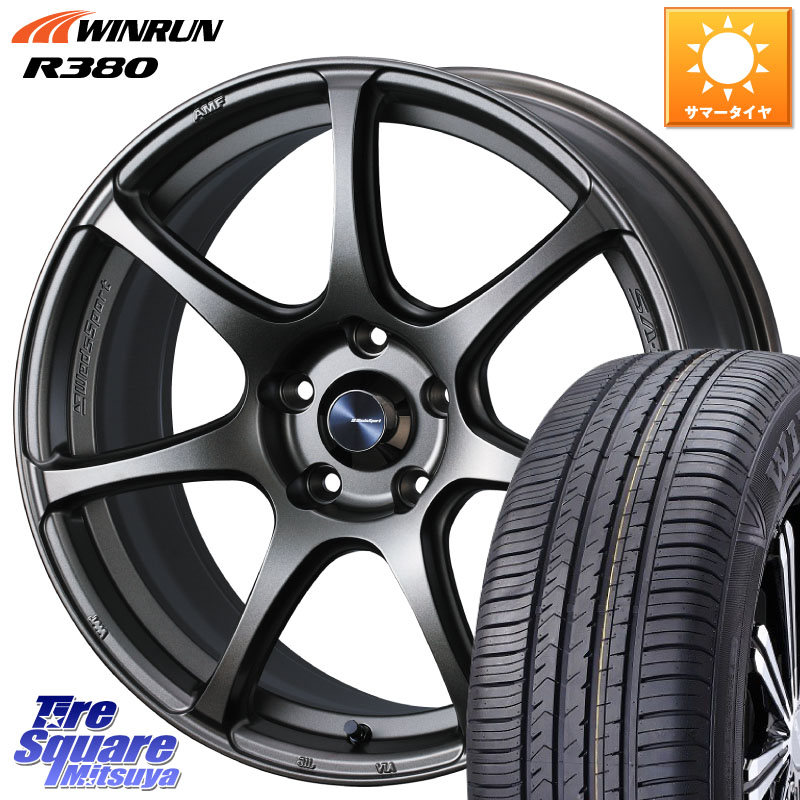 WEDS 74007 ウェッズ スポーツ SA75R SA-75R 18インチ 18 X 8.5J +35 5穴 114.3 WINRUN R380 サマータイヤ 235/60R18 アウトランダーPHEV