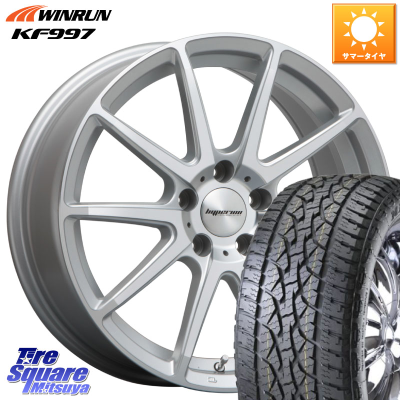 MLJ HYPERION CVX ハイペリオン ホイール 20インチ 20 X 8.5J +45 5穴 114.3 WINRUN KF997 サマータイヤ 265/50R20