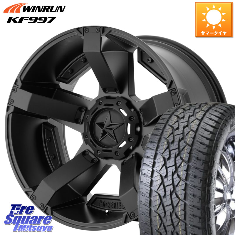 KMC XD811 ROCKSTAR2 ホイール 20インチ ロックスター2 20 X 9.0J +18 6穴 139.7 WINRUN KF997 サマータイヤ 265/50R20