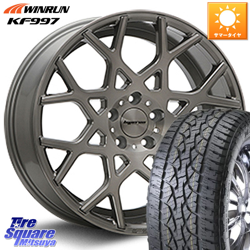 MLJ huperion ハイペリオン CVZ ホイール 20インチ 20 X 8.5J +45 5穴 114.3 WINRUN KF997 サマータイヤ 265/50R20