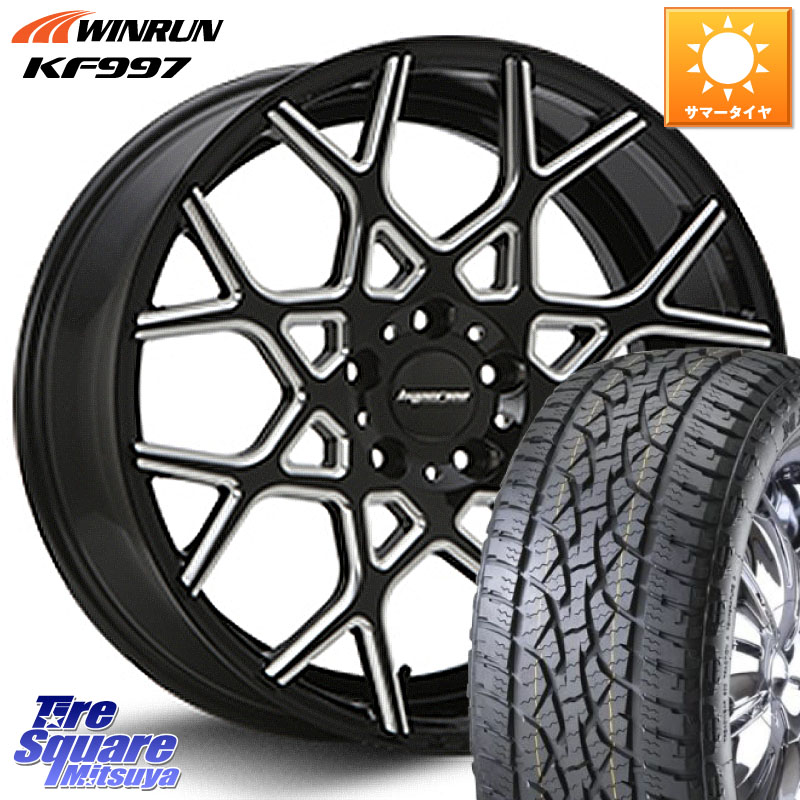 WINRUN KF997 サマータイヤ 265/50R20MLJ huperion ハイペリオン CVZ ホイール 20インチ 20X8.5J 45 5穴 114.3 FX45 FX35｜タイヤスクエアミツヤ