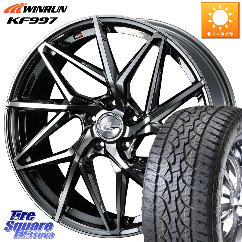 WEDS 40636 レオニス LEONIS IT 20インチ 20 X 8.5J +45 5穴 114.3 WINRUN KF997 サマータイヤ 265/50R20