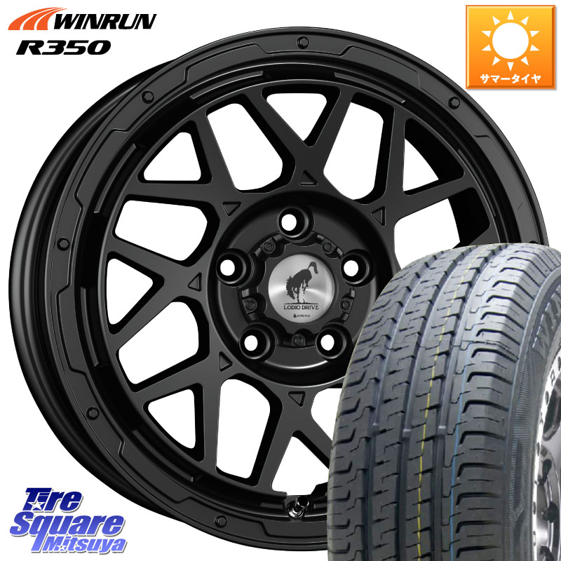 SUPER STAR LODIO DRIVE ロディオドライブ 8M MONO モノ 16 X 7.0J +42 5穴 114.3 WINRUN R350 109/107 215/65R16 109*107