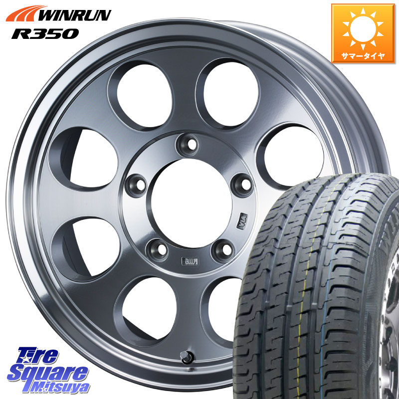 WEDS JIMLINE TYPE2 POL 16インチ ジムライン 16 X 5.5J +22 5穴 139.7 WINRUN R350 109/107 215/65R16 109*107 ジムニー専用(要オーバーフェンダー等)