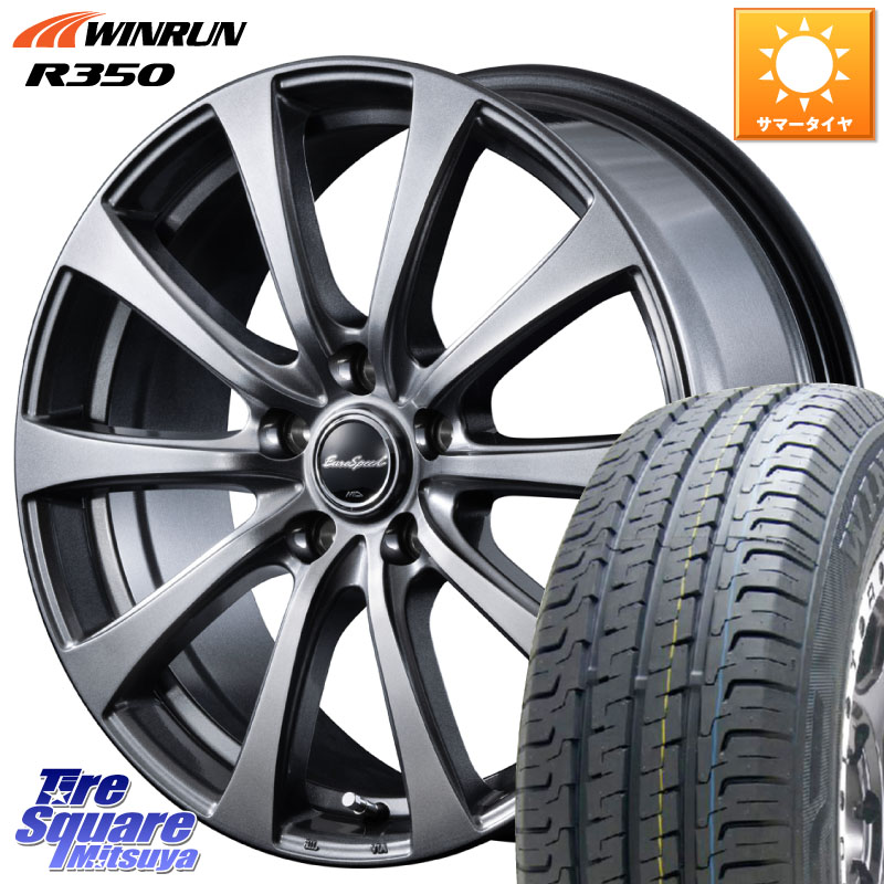 WINRUN R350 109/107 215/65R16 109*107MANARAY MID EuroSpeed G10 ホイール 16インチ 16X6.5J 38 5穴 114.3|タイヤスクエアミツヤ