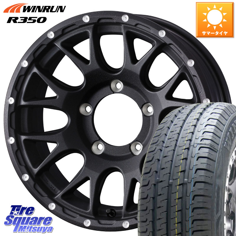 WEDS 【欠品次回4月中旬】 41127 マッドヴァンス MUD VANCE 08 BK インセット-5 ホイール 16インチ 16 X 6.0J +0 5穴 139.7 WINRUN R350 109/107 215/65R16 109*107 ジムニー専用(要オーバーフェンダー等) ジムニ-シエラ・ノマド(カスタム)