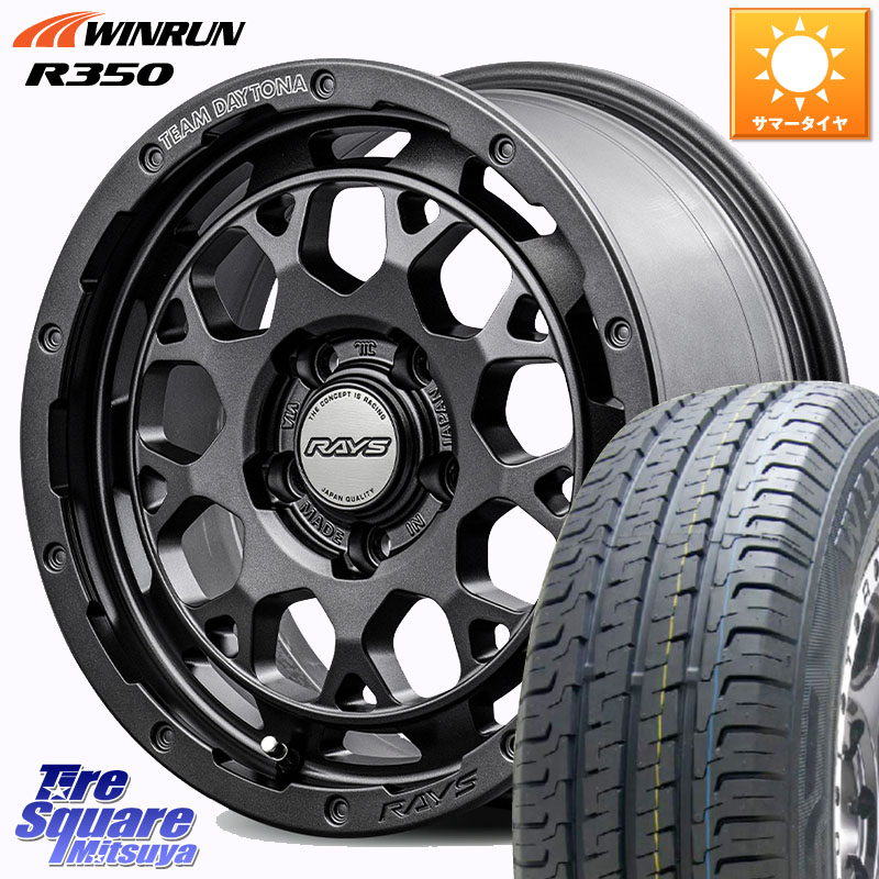 RAYS TEAM DAYTONA M9+ Spec M ホイール 16インチ 16 X 7.0J +37 5穴 114.3 WINRUN R350 109/107 215/65R16 109*107
