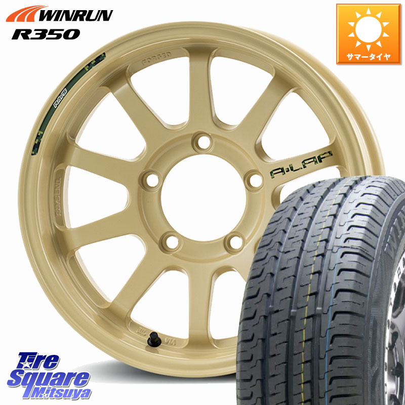 WINRUN R350 109/107 215/65R16 109*107RAYS 【欠品次回3~4月】 A LAP-J DESERT EDITION ※インセット-5 鍛造 ホイール 16インチ 16X6.0J 0 5穴 139.7 ジムニー専用(要オーバーフェンダー等) ジムニ&minus;シエラ/ノマド(カスタム) AZオフロード カスタムサイズ｜タイヤスクエアミツヤ